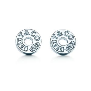 Tiffany & Co. 1837 circle stud earrings